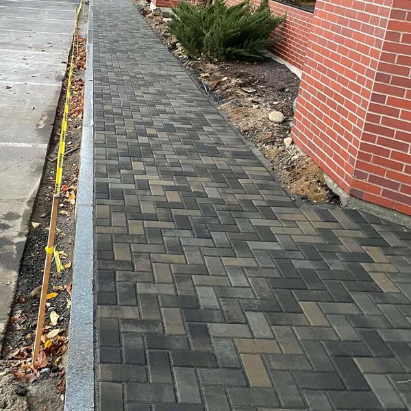 new paver walkway